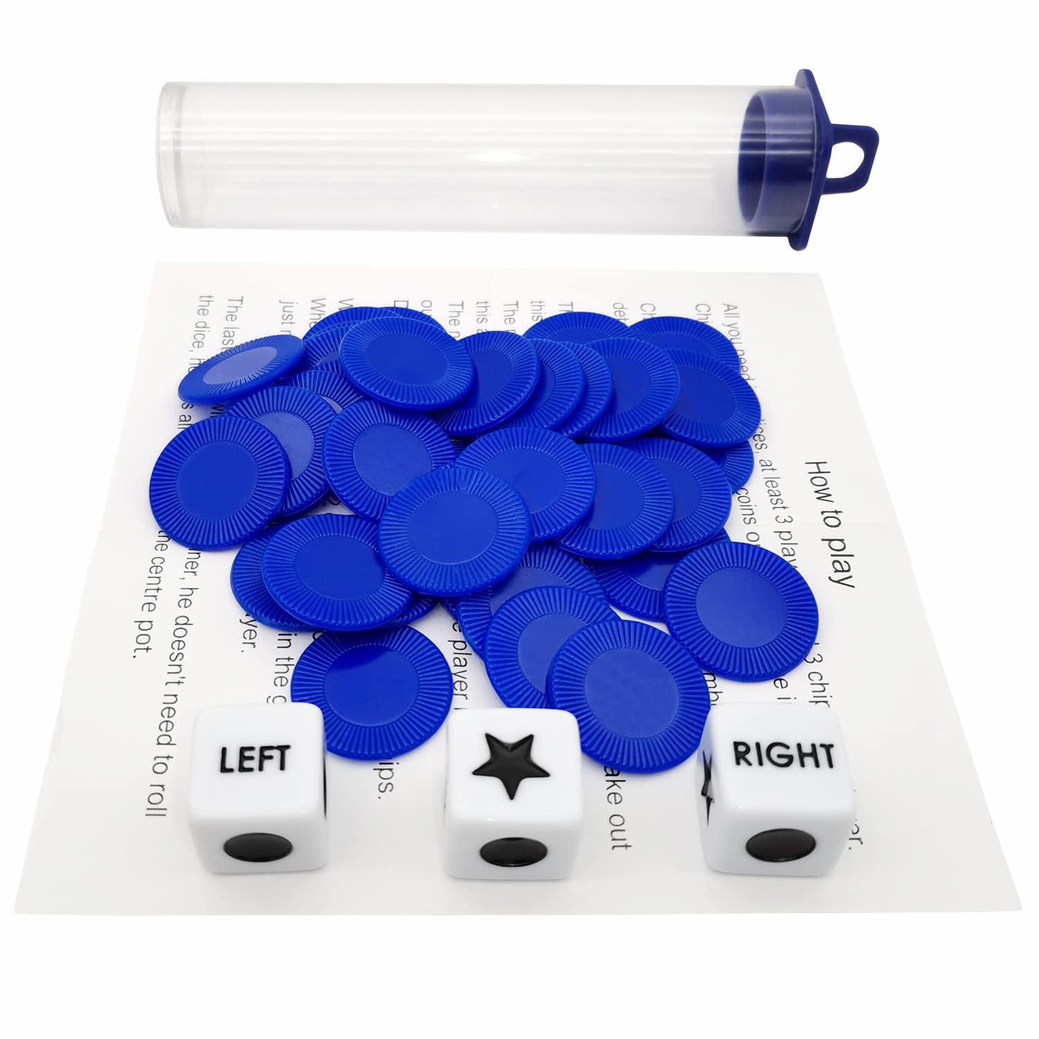Ahoper blue round tube storage shown compact and travel-ready.