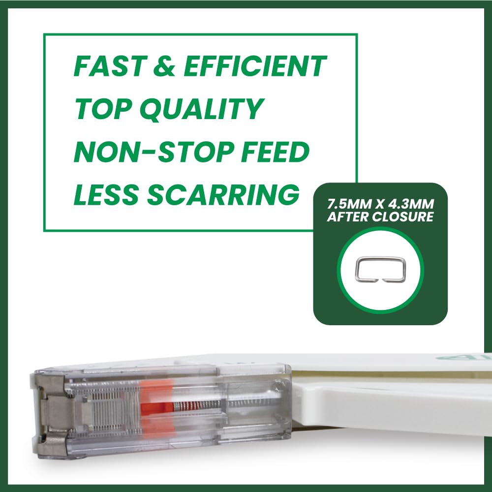 AHS Sterile Skin Stapler placed in a compact first aid kit for easy access.