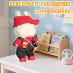 AICase Lububu 17cm doll hat close-up highlighting cozy knit and cute charm