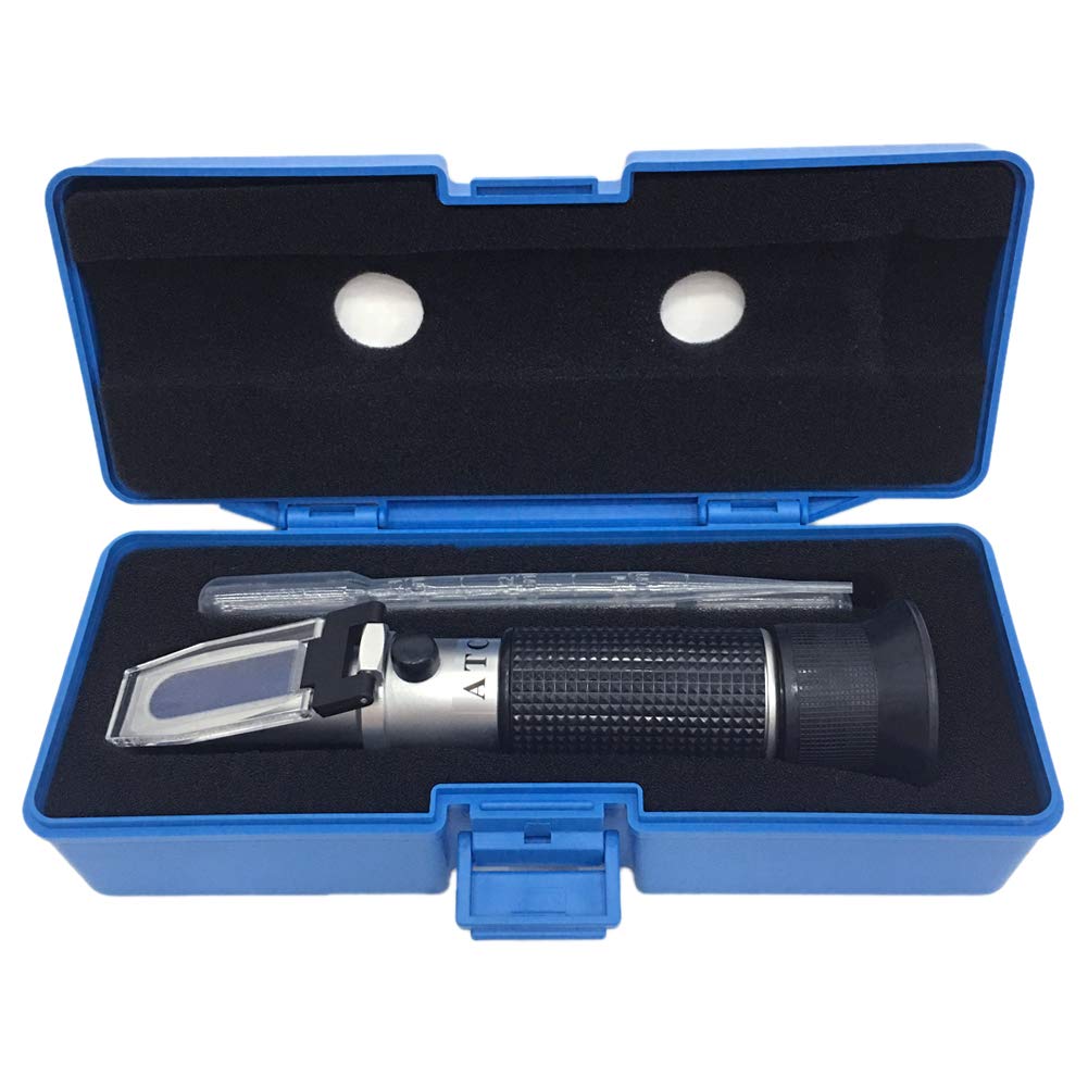 aichose Brix refractometer front view with dual scales for quick sugar readings