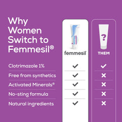 Aidance Femmesil ingredients shea butter, cottonseed oil, and jojoba oil.