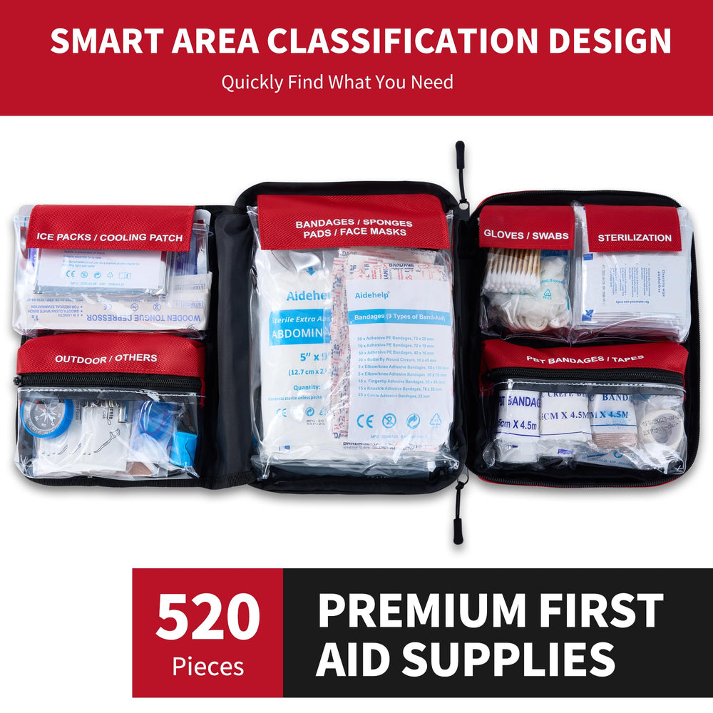 Aidehelp premium 1680D fabric bag resists weather, ideal for outdoor trips.