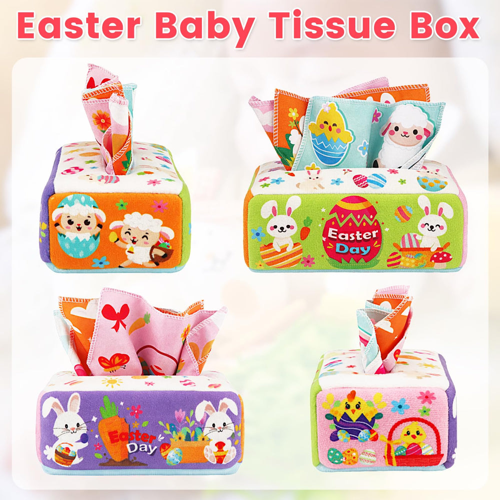 Aiduy crinkle papers and silk scarves engage multiple senses during activities.