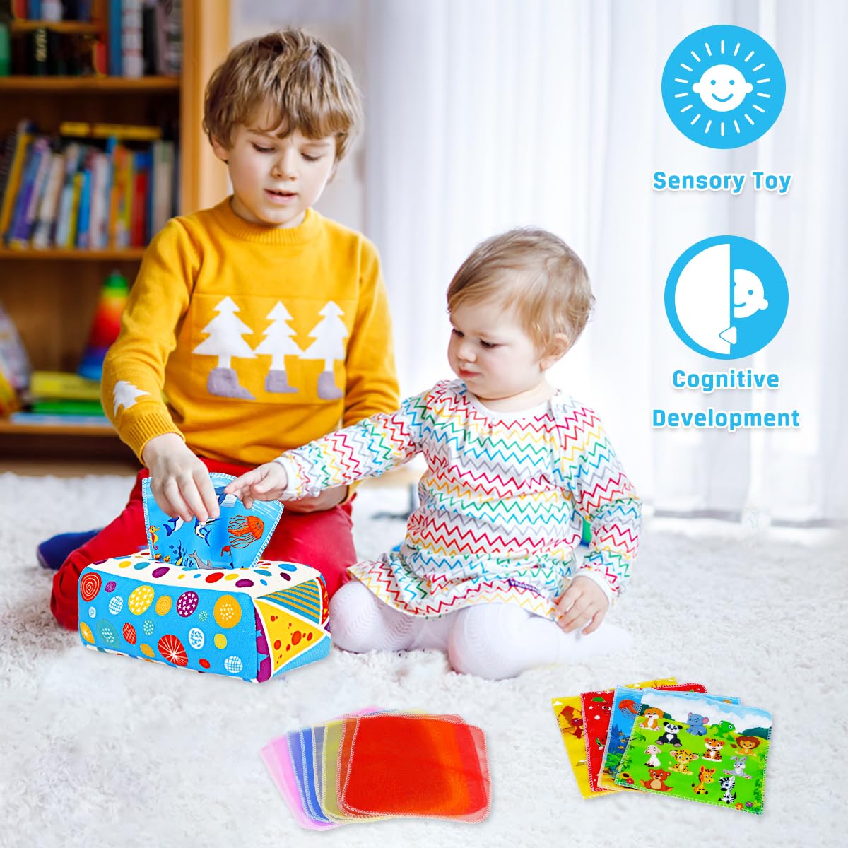 Aiduy gift-ready packaging suggest ideal present for babies and caregivers.