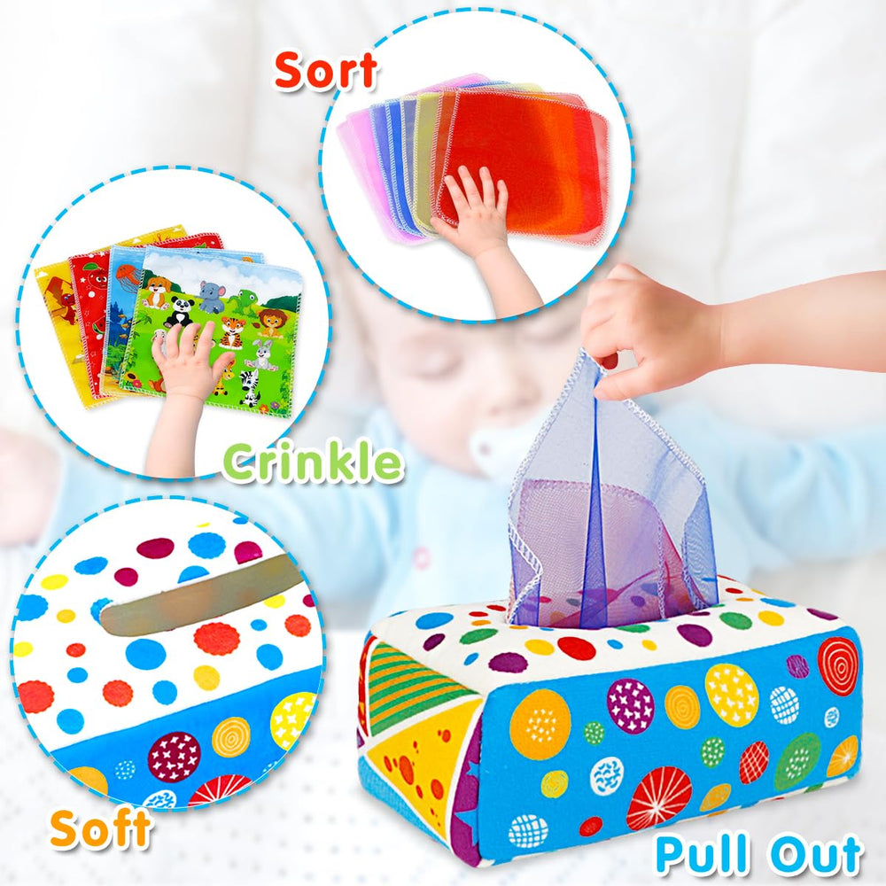Aiduy safe non-toxic materials detail emphasizing gentle touch for babies.