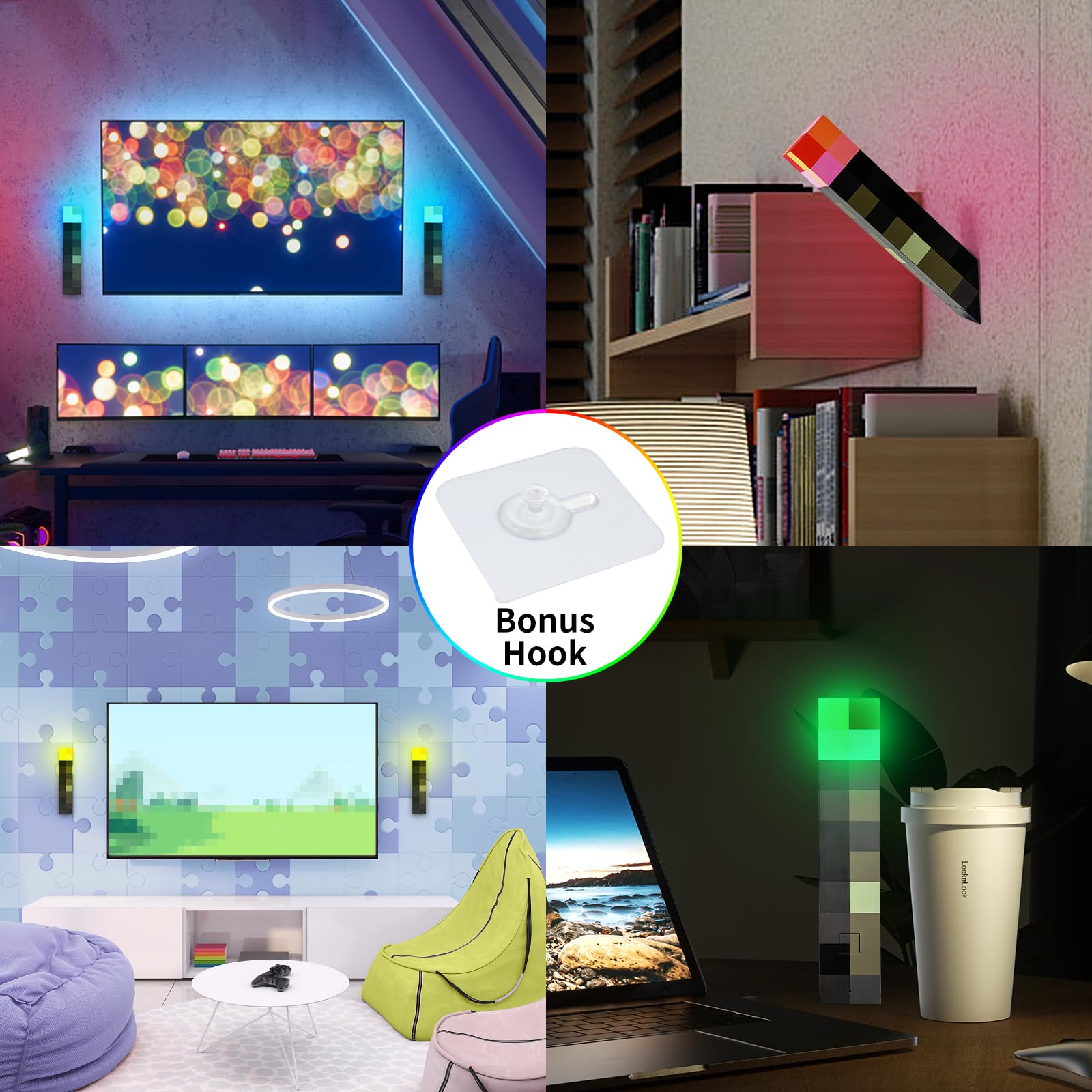 Seven-color change mode offers dynamic lighting for celebrations and late-night setups.