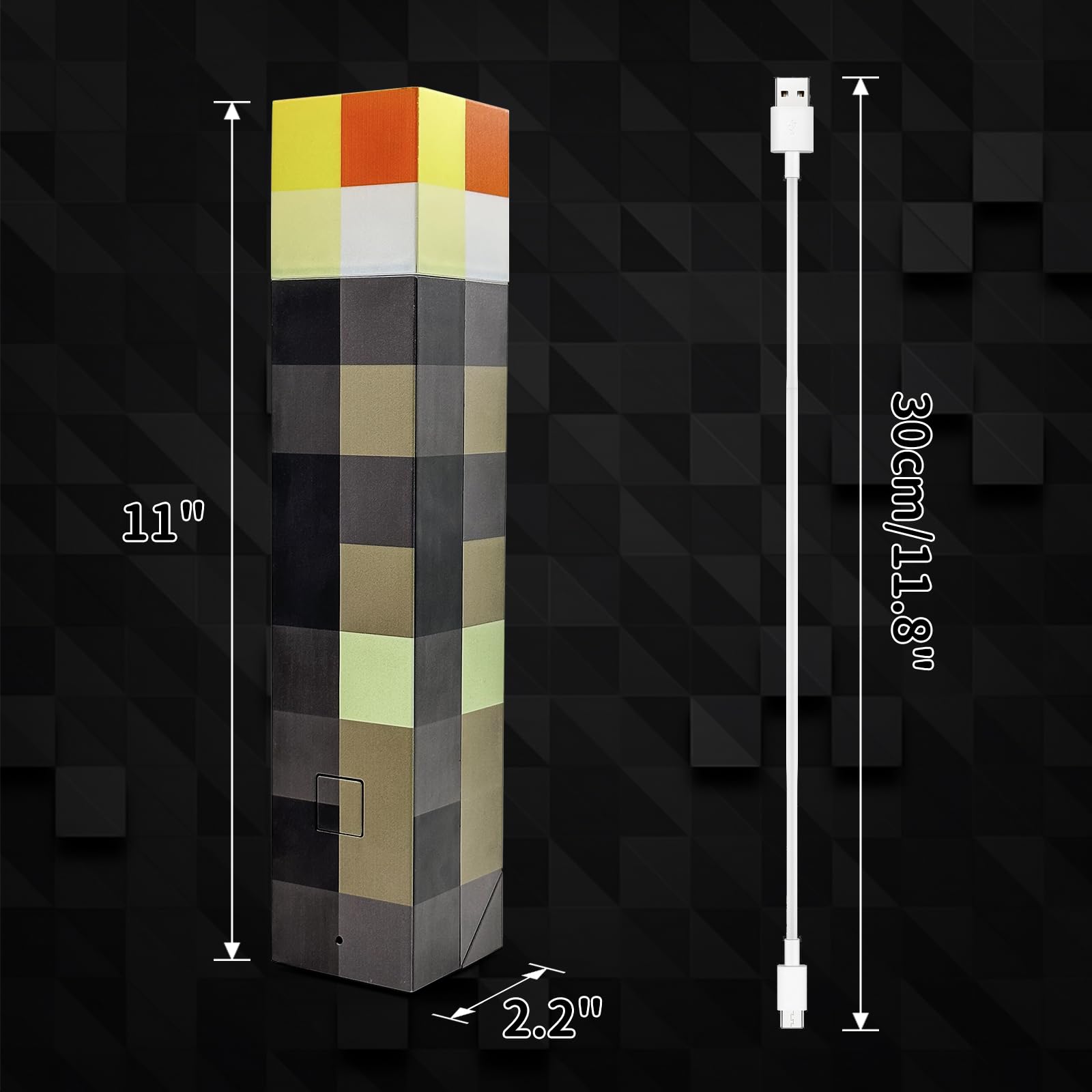 Great for bedrooms, game rooms, camping, or travel-friendly night lighting.