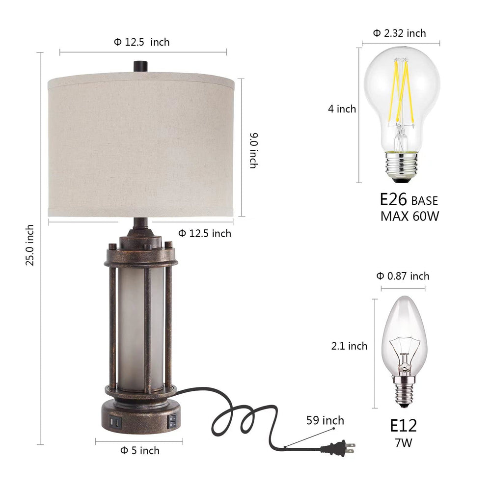 AIEAMPDO set shows four bulbs included for immediate setup