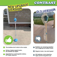 AIERSA bubble stand with telescopic height adjustment for versatile setups