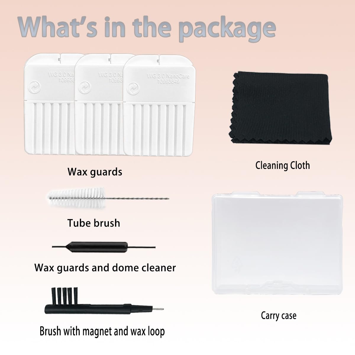 AIERTING carry case neatly stores filters and tools.