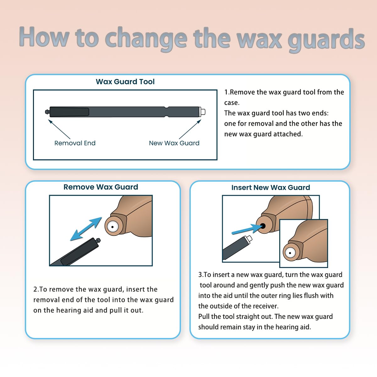 AIERTING cleaning brush with wax loop keeps vents clear.