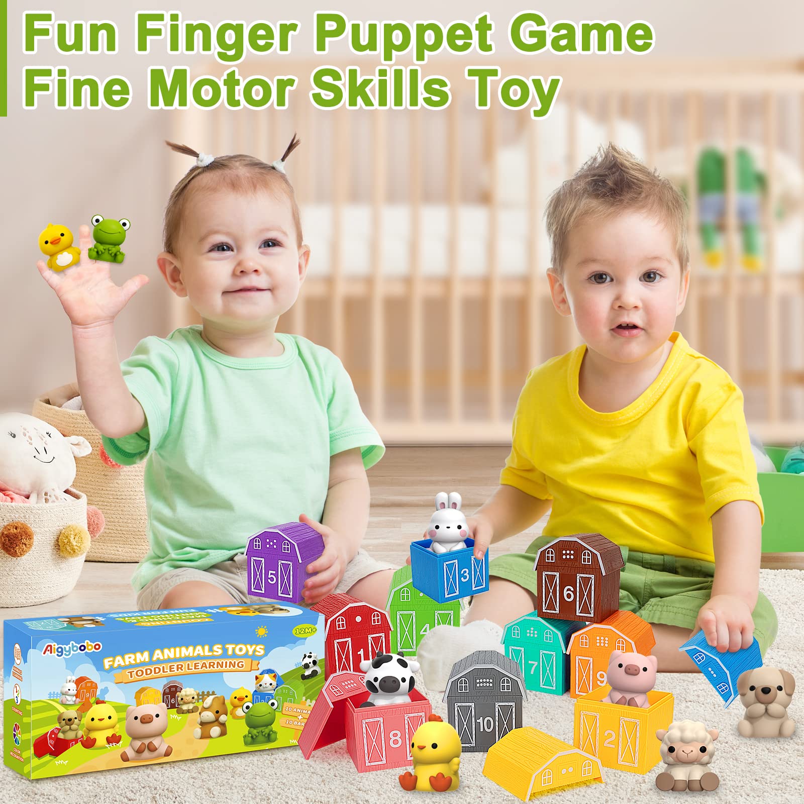 Aigybobo gift-ready toddler toy set for birthdays or holidays.