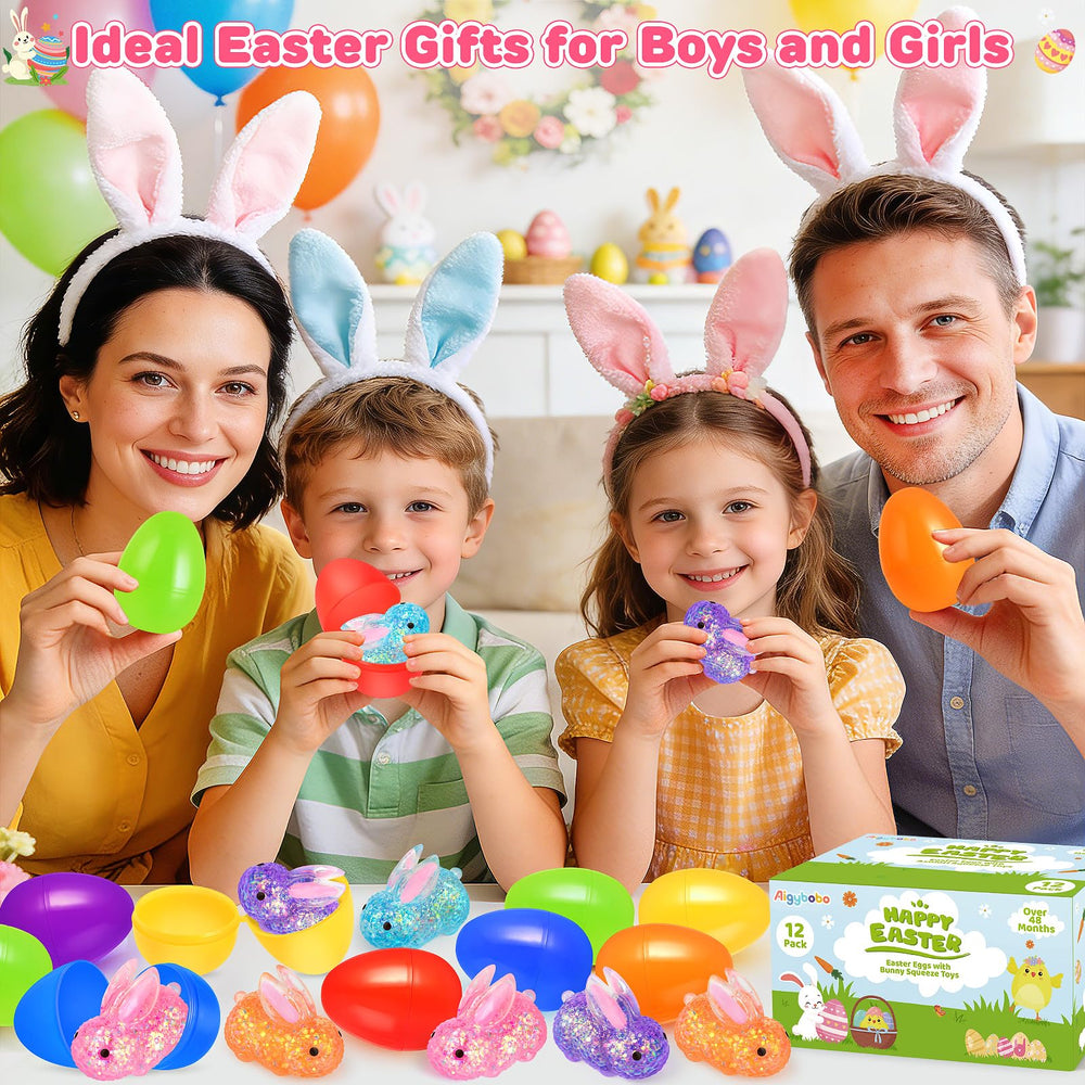 Aigybobo BPA-free, non-toxic Easter toys for kids.