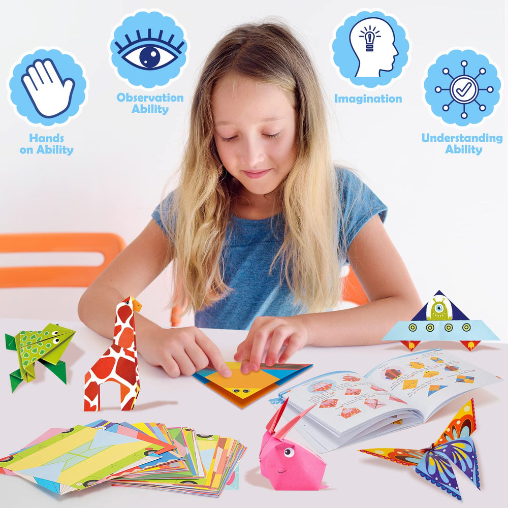 Aigybobo Origami Set safe premium materials with soft edges for kids