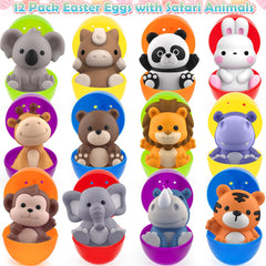 Safari animal finger puppets included in Aigybobo Easter set