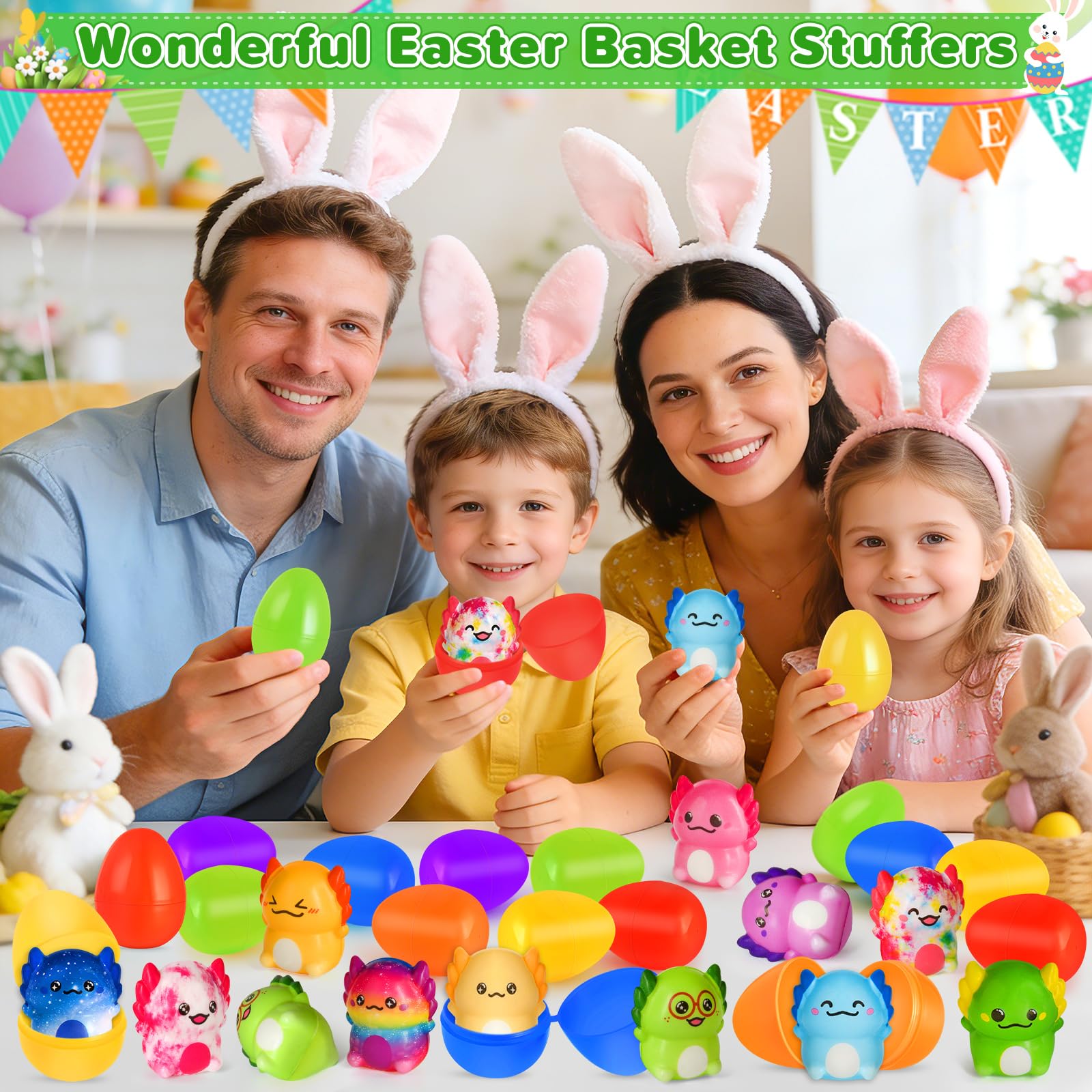 Aigybobo durable PU eggs provide safe, squishy fun for Easter.