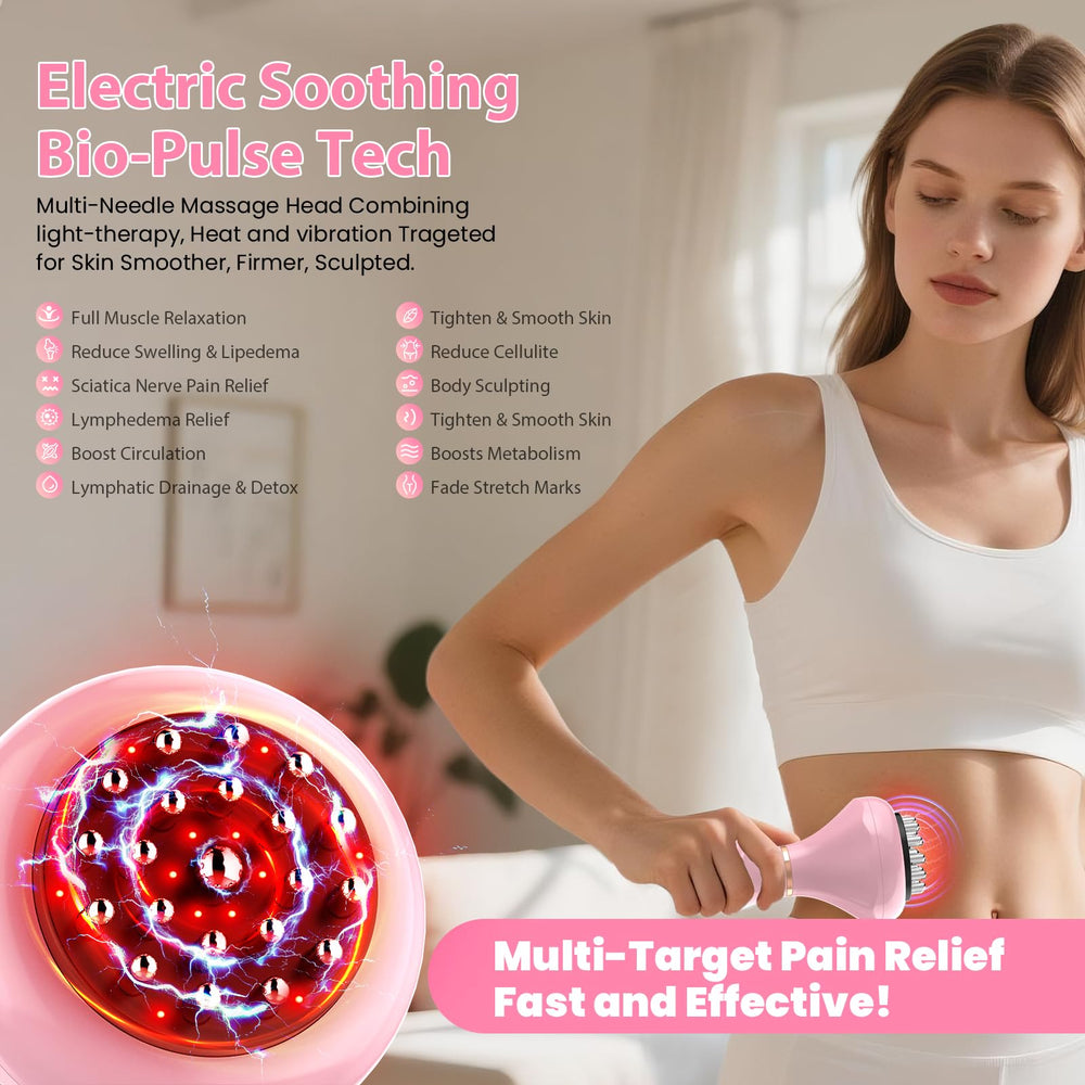AIHEU pain relief massager addressing sciatic and muscle discomfort.