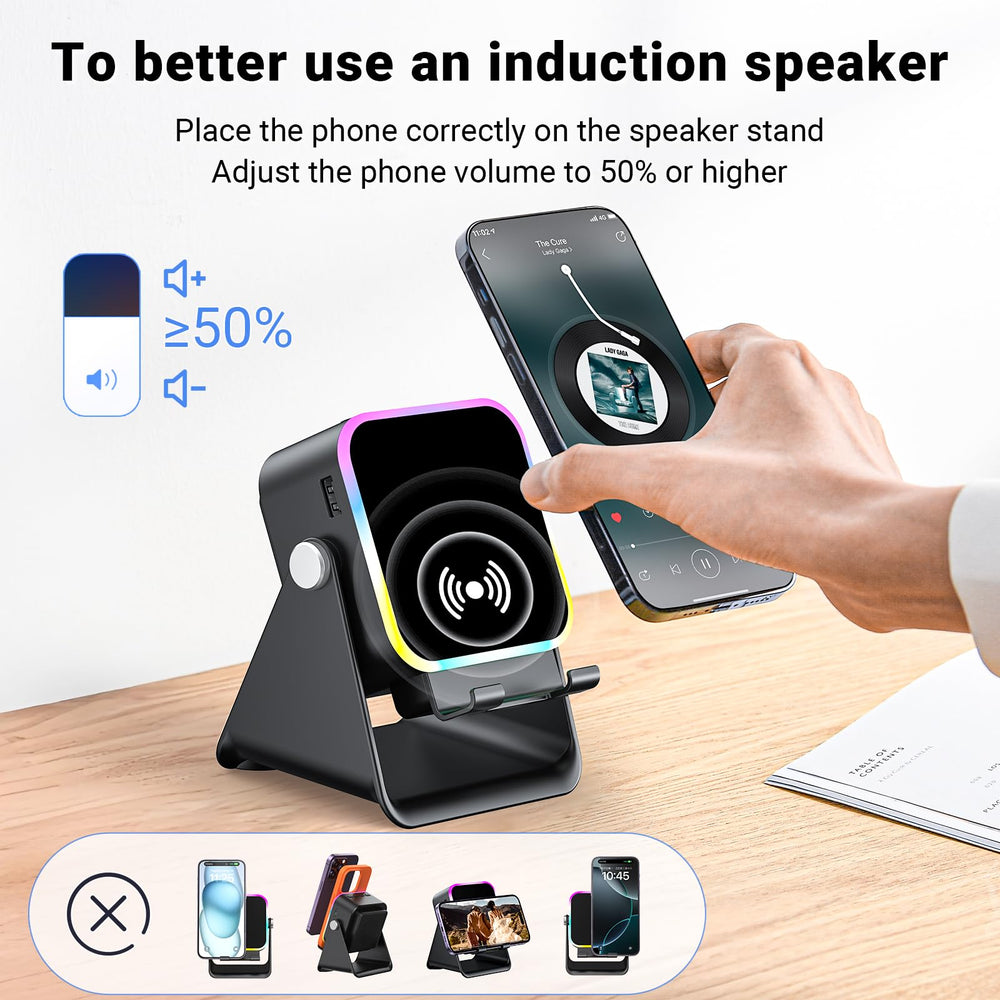 AIKELA built-in power bank charges your phone on the go.