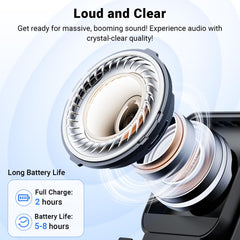 AIKELA LED colorful light adds ambient mood during listening.