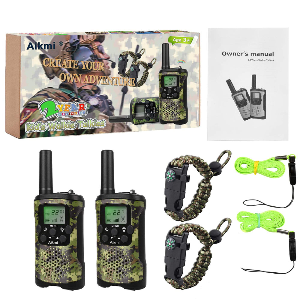 Aikmi private channel walkie talkies allowing kids to share secrets without interruptions.