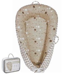 Aila+Aiden baby lounger with reversible cover for two stylish looks