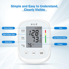 AILE monitor with large LED display for quick readings at a glance.