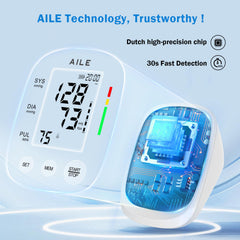 AILE memory feature stores 99 readings per user for two users.