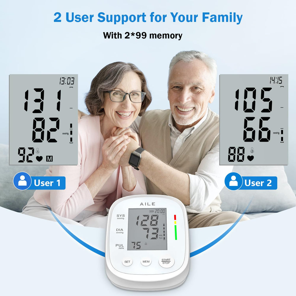 AILE device supports two users with separate reading history.