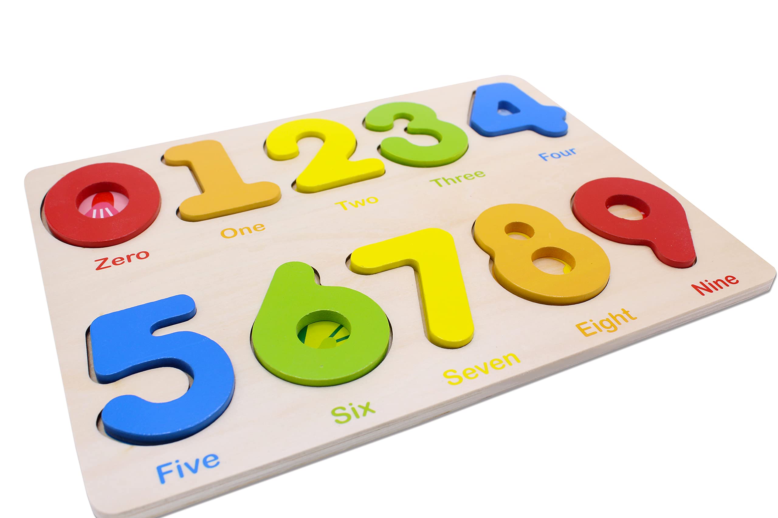 Aile wooden number puzzles crafted from quality wood for durable toys