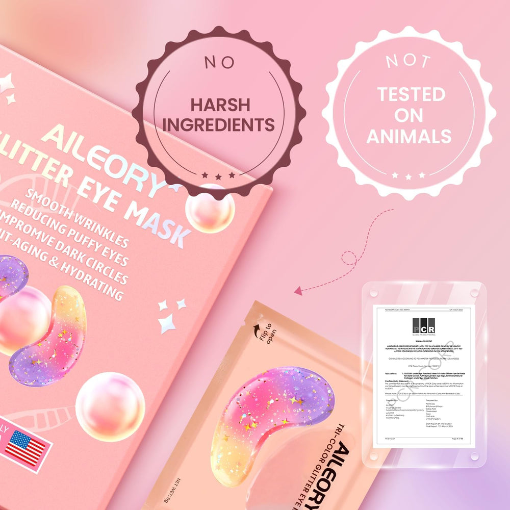 AILEORY refreshing cooling eye mask for a 15–20 minute treatment