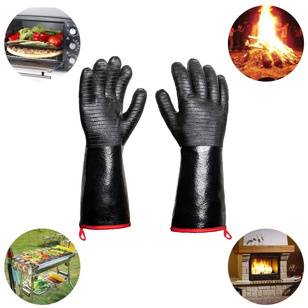 Hanging loop on Aillary gloves for convenient storage and drying.