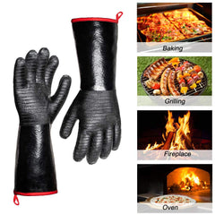 Aerial view of Aillary gloves showing waterproof neoprene coating.