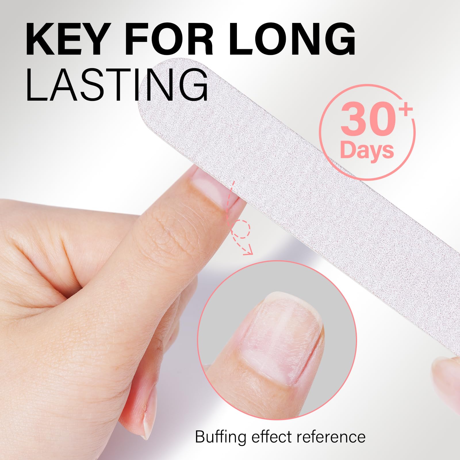 AILLSA gel nail glue crystal-clear finish for natural-looking nails.