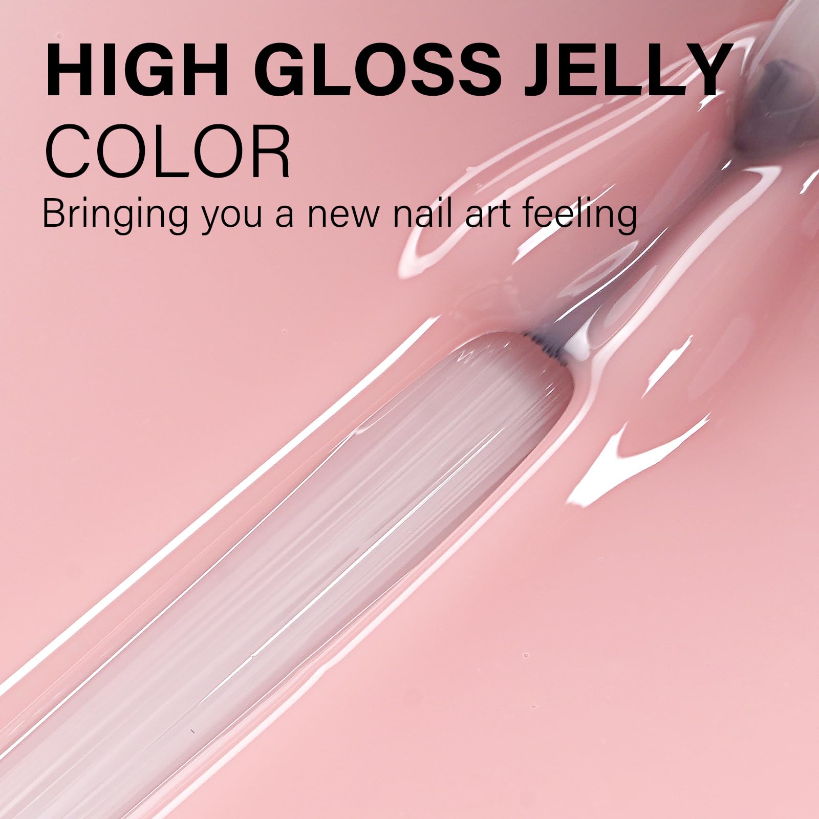 DIY manicure idea with AILLSA milky pink nude and top coat