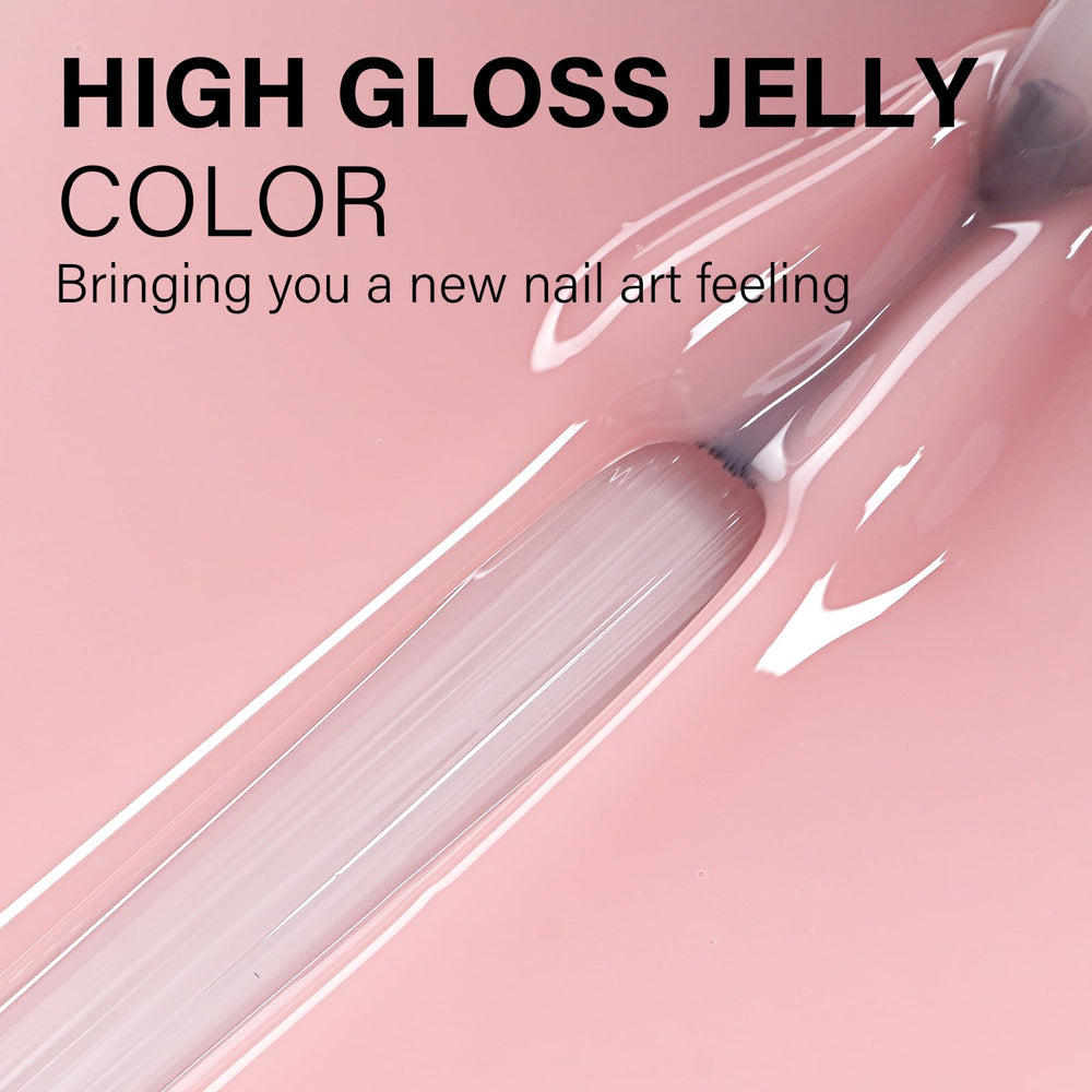 DIY manicure idea with AILLSA milky pink nude and top coat