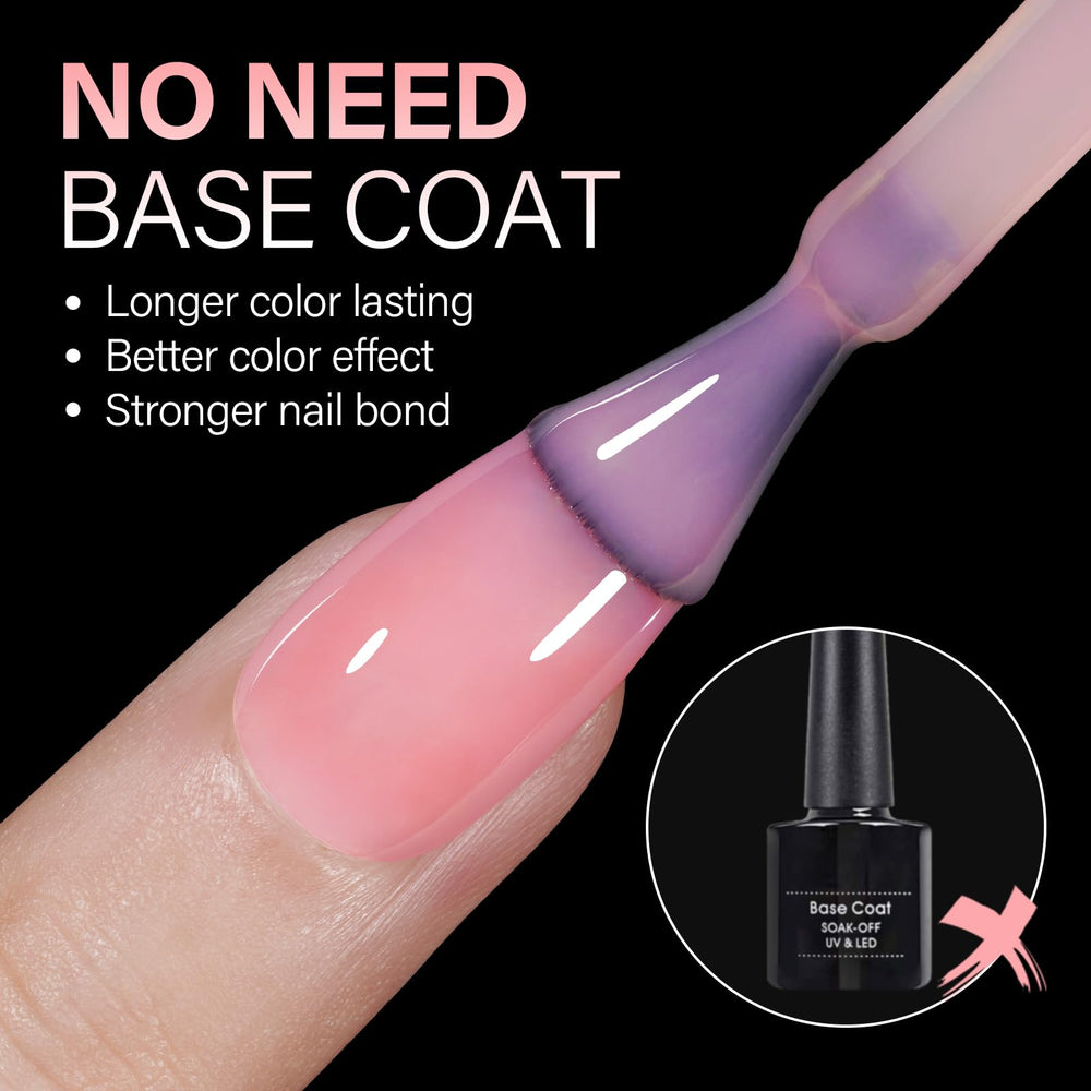 AILLSA tips with thin back edge fit comfortably on natural nails.