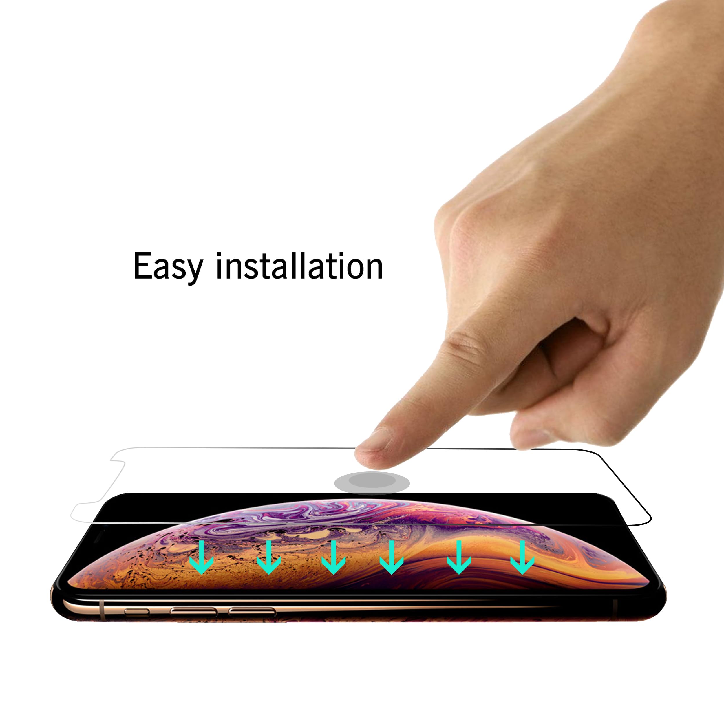 Ailun case-friendly design fits most cases without edge lifting.