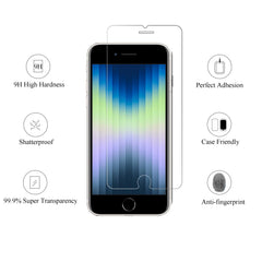 Ailun protector showcases edge-to-edge coverage for full front protection on iPhone SE