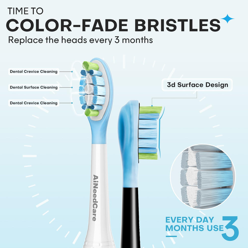AiNeedCare hygiene cap protects bristles during travel