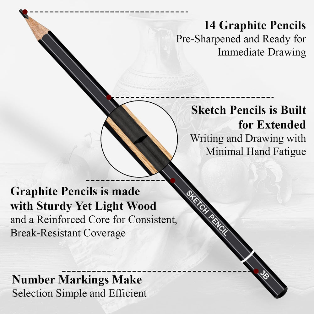 Aenir Sketch Pencils blending stump for seamless gradients.