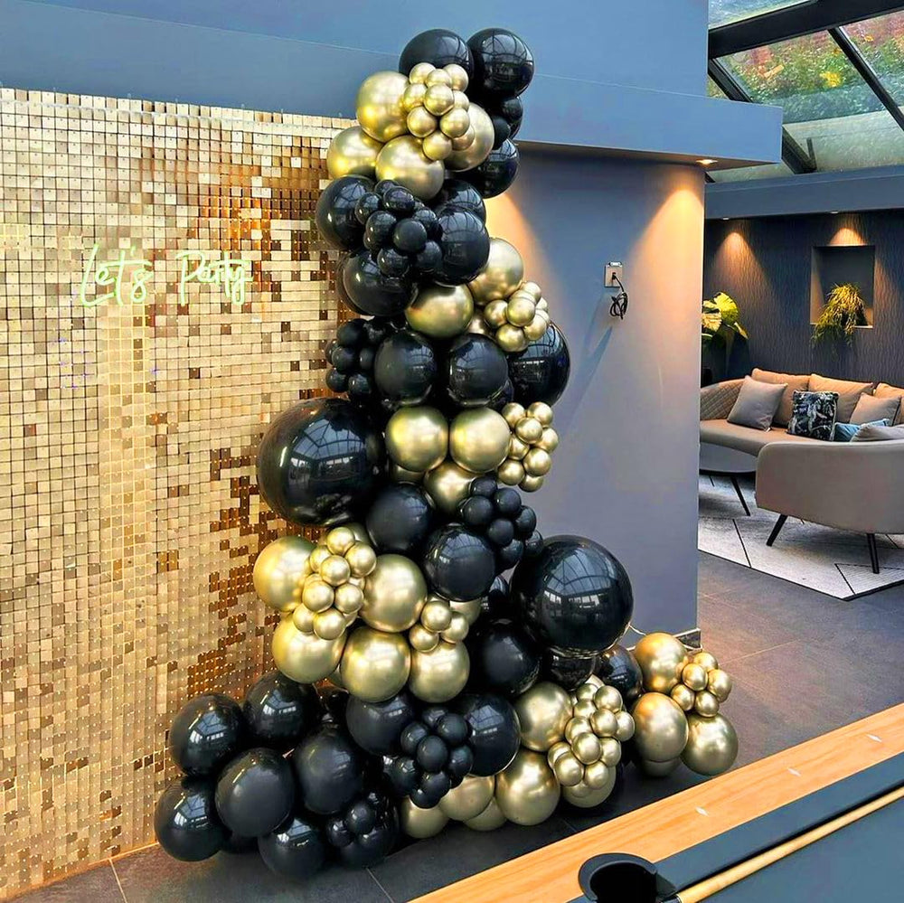 AIOZX black latex balloons for versatile indoor use