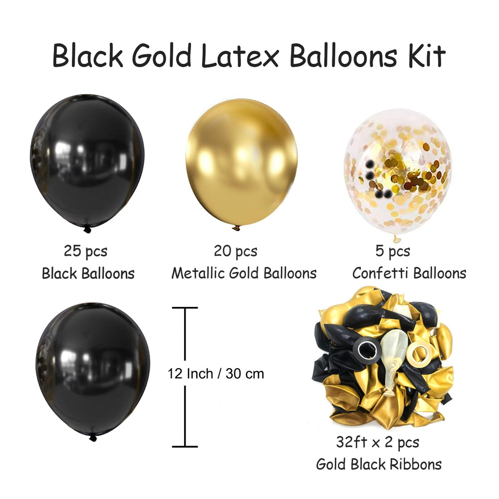 AIOZX gold confetti balloons add sparkle to celebrations