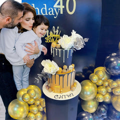 AIOZX gold latex balloons for vibrant party backgrounds