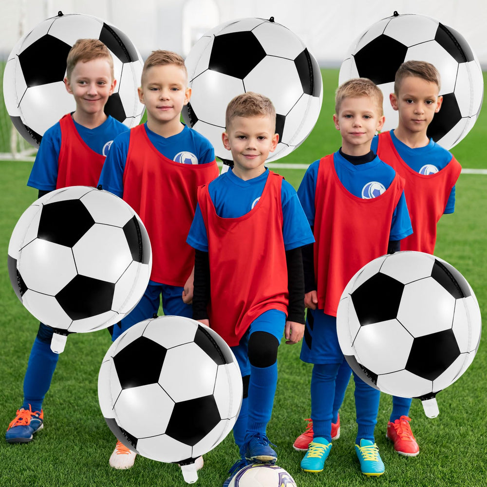 AIQINHU large 22in soccer balloon, shiny finish, durable for event decor.