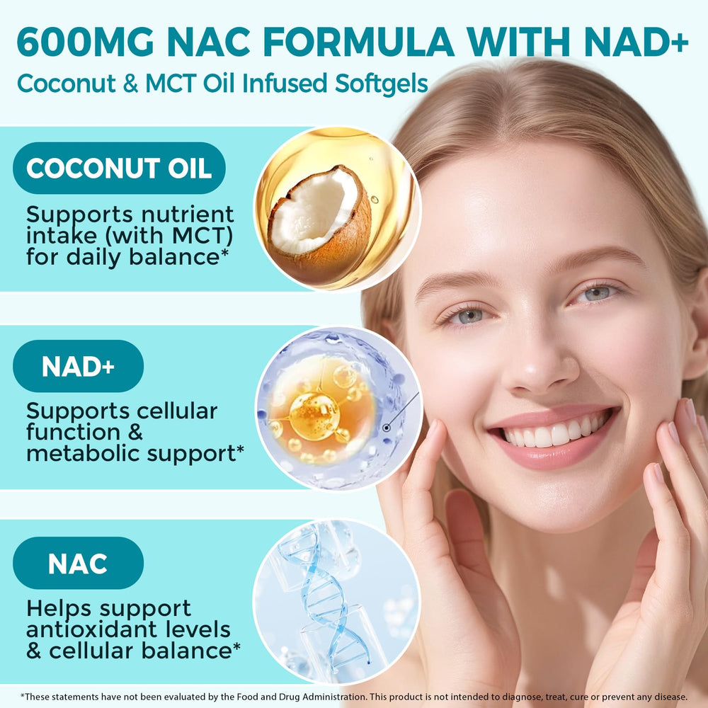 AIQIUSHA NAC packaging box with non-GMO and gluten-free notes