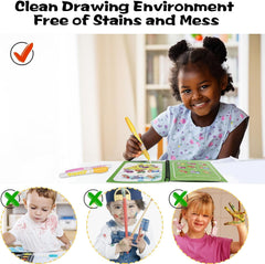 Air Blow water coloring book underwater world for engaging sensory discovery.