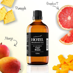 Air-Scent Capri Brezza fragrance notes close-up show tropical fruit and creamy woods.