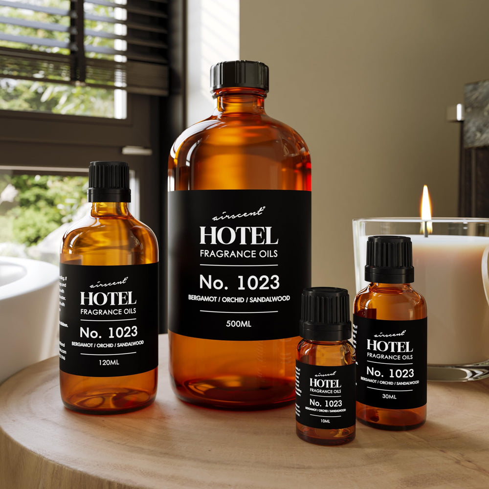 Air-Scent In-store display image highlights luxury fragrance option.