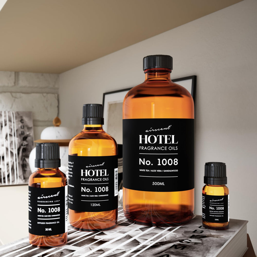 Air-Scent No. 1008 diffuser usage visual shows versatile application in spaces.