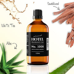 Air-Scent No. 1008 sandalwood-musk bottle emphasizes warm, inviting base.